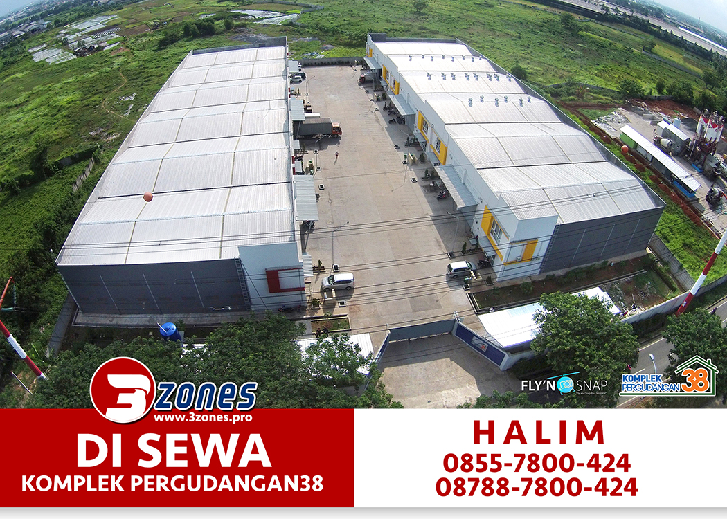 Disewakan Gudang di Pergudangan 38