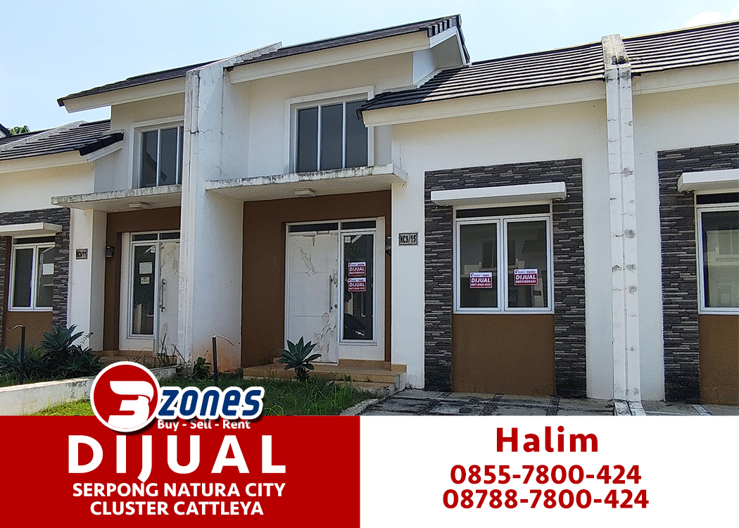 Di Jual Rumah Serpong Natura City Cluster Cattelya 